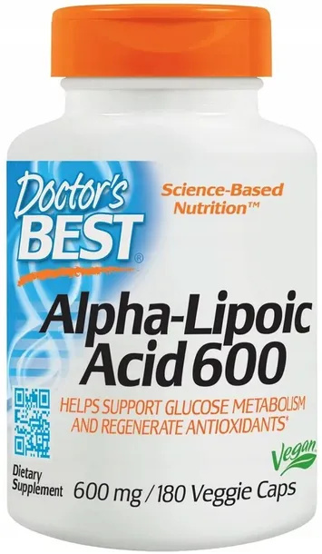 Doctor's Best- Alpha-Lipoic Acid - 600 mg - 180 vcaps