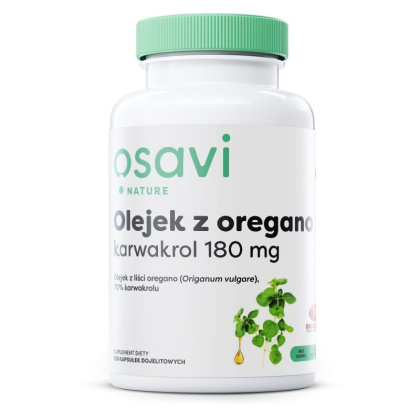 Osavi - Olejek z Oregano Karwakrol - 180mg - 120 kapsułek dojelitowych