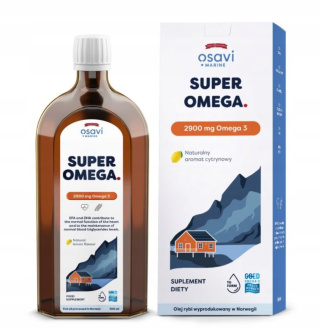 Osavi - Daily Omega + D3 (Marine) - 1600mg Omega 3 (Cytryna) - 500 ml.