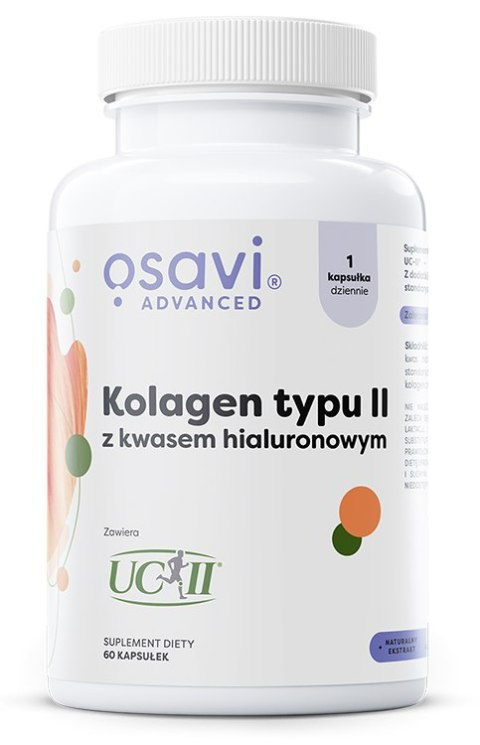 Osavi - Kolagen Typu II z Kwasem Hialuronowym - Kolagen Typu II z Kwasem Hialuronowym - 30 caps