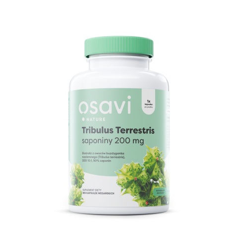 Osavi - Tribulus Terrestris (Nature) - Saponiny 200mg - 180 vegan caps