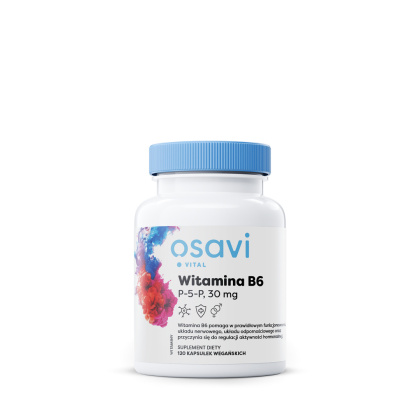 Osavi - Witamina B6 - P-5-P - 30mg - 120 vegan caps