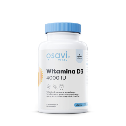 Osavi - Witamina D3 - 4000IU - 120 softgels