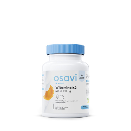 Osavi - Witamina K2 MK-7 - 100mcg - 60 softgels