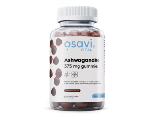 Osavi - Ashwagandha 375mg Żelki, Wiśnia - 90 gummies