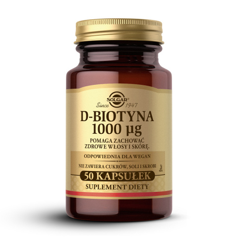 Solgar - D-biotyna 1000 mcg