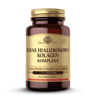 Solgar - Kwas hialuronowy Kolagen Kompleks