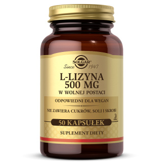 Solgar - L-lizyna 500 mg