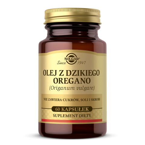 Solgar - Olej z dzikiego oregano - 60 kapsułek