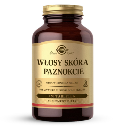 Solgar - Włosy Skóra Paznokcie 60 kapsułek