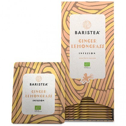 BARISTEA Ginger Lemongrass BIO 25 saszetek