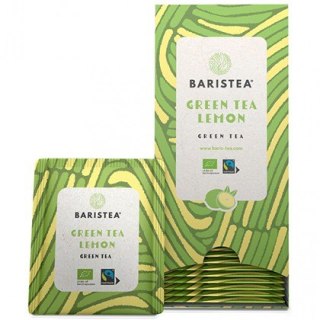 BARISTEA Green Tea Lemon BIO 25 saszetek