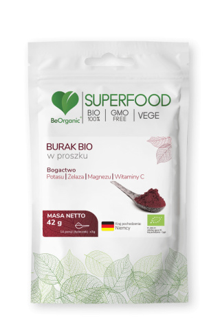 BeOrganic - Burak BIO w proszku 42g