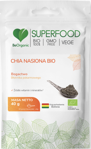 BeOrganic - Chia nasiona BIO 40g