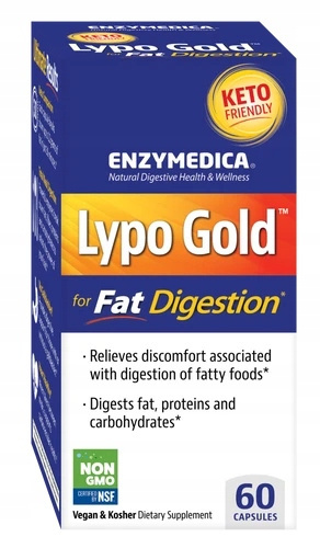 Enzymedica - Lypo Gold - 60 kapsułek