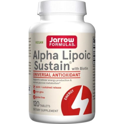 Jarrow Formulas Alpha Lipoic Sustain with Biotin - 120 tablets