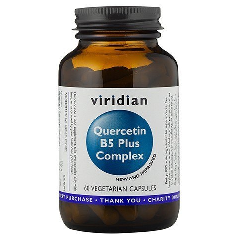 Viridian - Kwercetyna B5 Plus Kompleks 60 kapsułek Viridian - Kwercetyna B5 Plus Kompleks 60 kapsułek