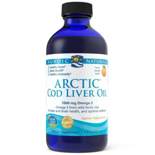 Nordic Naturals - Arctic Cod Liver Oil - 1060mg Orange - 237 ml.