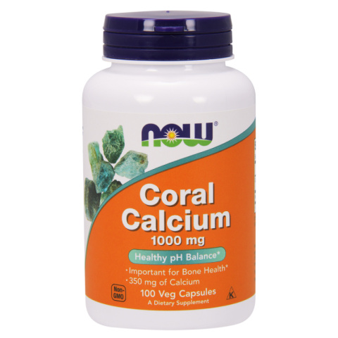 NOW Foods - Coral Calcium 1000mg - 100 kapsułek