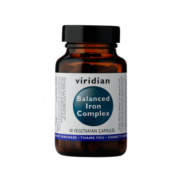 Viridian - Żelazo complex Balanced Iron Complex - 30 kapsułek