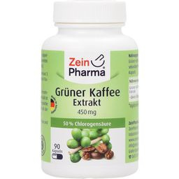 Zein Pharma - Green Coffee Extract, 450mg - 90 kapsułek