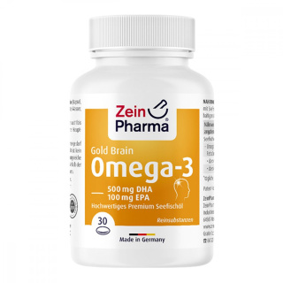 Zein Pharma - Omega-3 Gold - Brain Edition, 1000mg - 30 caps