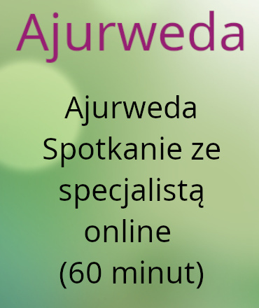 Ajurweda Spotkanie ze specjalistą online (60 minut)