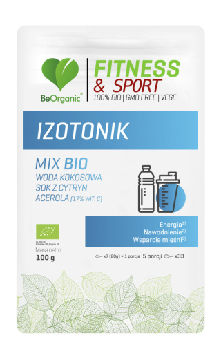 BeOrganic - Izotonik BIO 100g