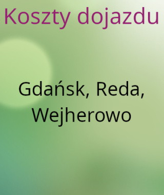 Koszt dojazdu - Gdańsk, Reda, Wejherowo