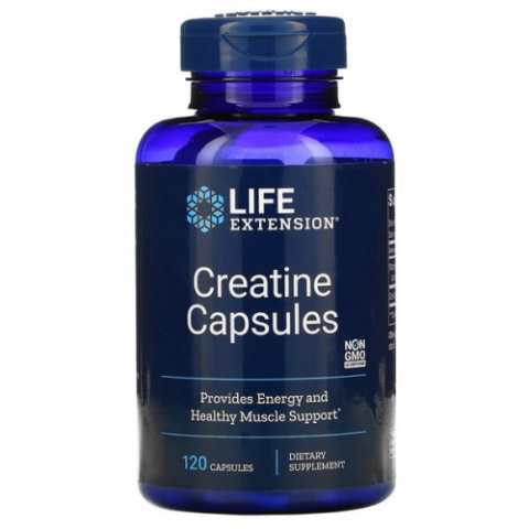 Life Extension - Creatine Capsules - 120 kapsułek