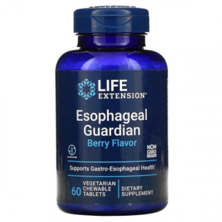 Life Extension - Esophageal Guardian - Berry Flavor - 60 vegetarian chewable tabs