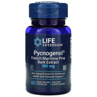 Life Extension - Pycnogenol French Maritime Pine Bark Extract, 100mg - 60 vcaps