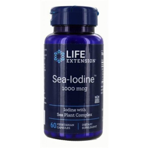 Life Extension - Sea Iodine, 1000mcg - 60 kapsułek wegetariańskich Life Extension - Sea Iodine, 1000mcg - 60 kapsułek wegetariańskich