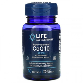 Life Extension - Super Ubiquinol CoQ10 with Enhanced Mitochondrial Support - 50mg - 30 kapsułek