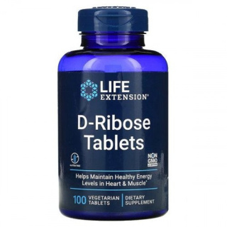 Life Extension - D-Ribose Tablets - 100 tabletek wegetariańskich