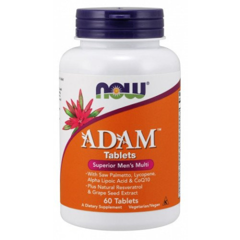 NOW Foods - ADAM Multi-Vitamin for Men - 60 tabletek