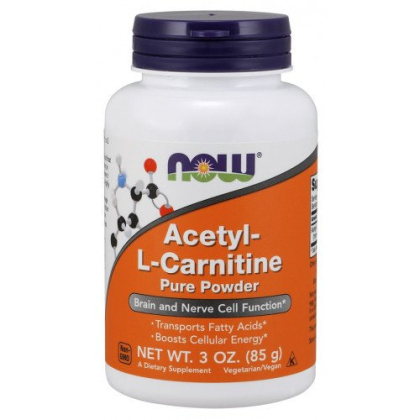 NOW Foods - Acetyl L-Carnitine, 500mg - 50 kapsułek