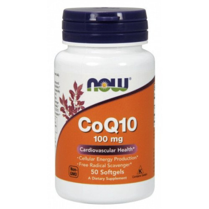 NOW Foods - CoQ10 100mg - 50 kapsułek