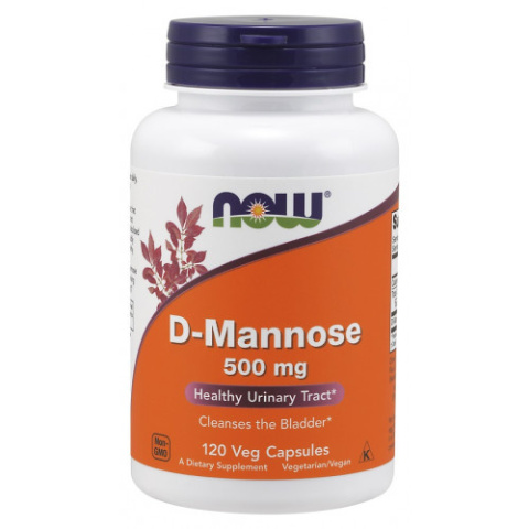 NOW Foods - D-Mannose - 500mg - 120 kapsułek