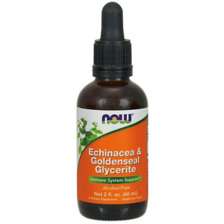 NOW Foods - Echinacea & Goldenseal Glycerite - 60 ml