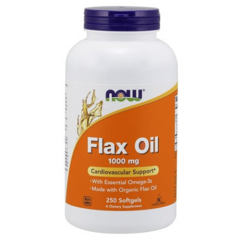 NOW Foods - Flax Oil - 1000mg - 250 softgels