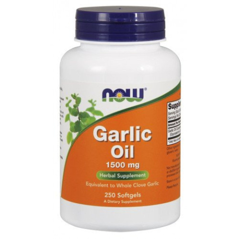 NOW Foods - Garlic Oil - 1500mg - 250 softgels