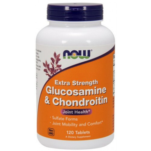 NOW Foods - Glucosamine & Chondroitin Extra Strength - 120 tablets
