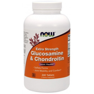 NOW Foods - Glucosamine & Chondroitin Extra Strength - 240 tablets