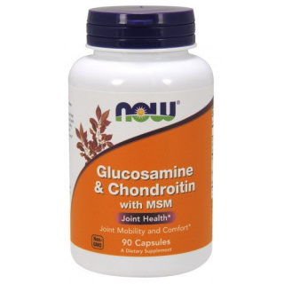 NOW Foods - Glucosamine & Chondroitin with MSM - 90 caps