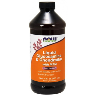 NOW Foods - Glucosamine & Chondroitin with MSM Liquid - 473ml