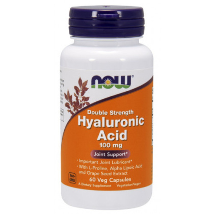 NOW Foods - Hyaluronic Acid - 100mg Double Strength - 60 vcaps