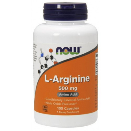 NOW Foods - L-Arginine - 500 mg - 100 kapsułek