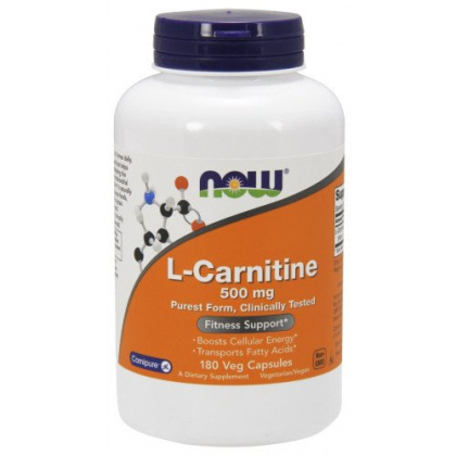 NOW Foods - L-Carnitine - 500mg - 180 vcaps