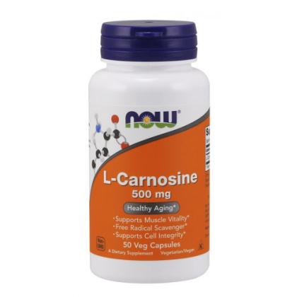 NOW Foods - L-Carnosine - 500mg - 50 vcaps